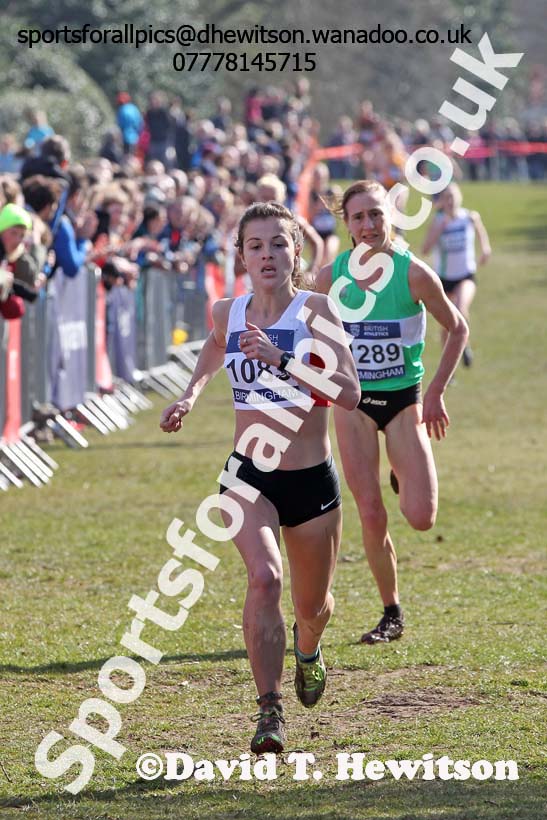 Senior Womens Inter Counties Cross Country,  Cofton Park, Birmingham. Photo: David T. Hewitson/Sports for All Pics